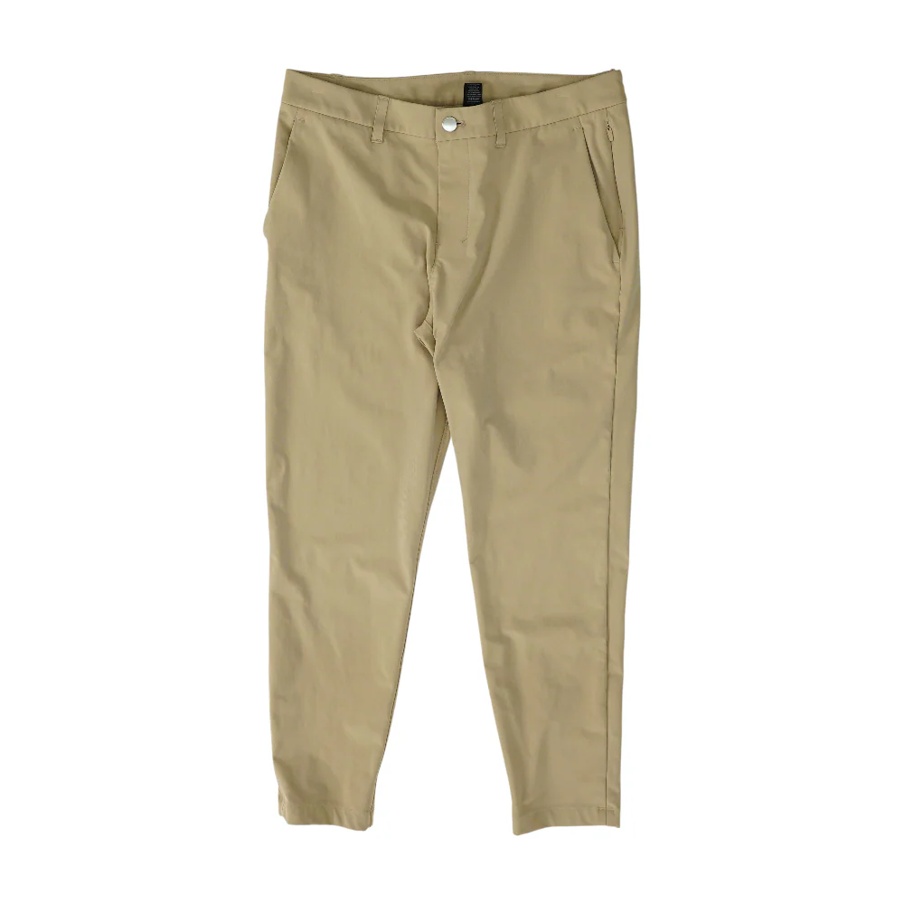 Khaki Straight Pants