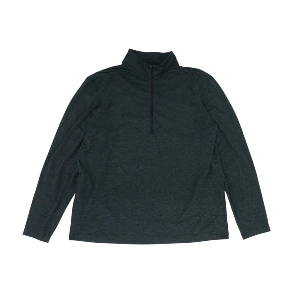 Charcoal Solid 1/4 Zip Pullover