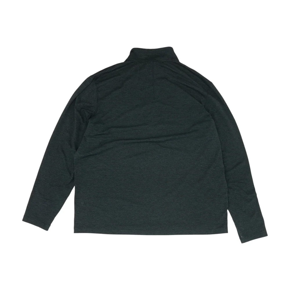 Charcoal Solid 1/4 Zip Pullover - Image 2