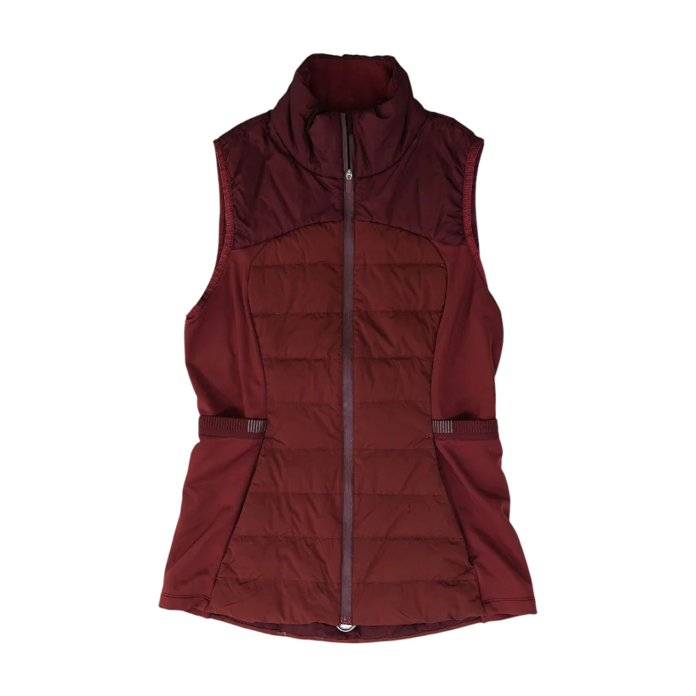 Maroon Solid Vest