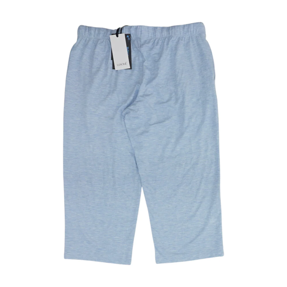 Blue Solid Capris - Image 2