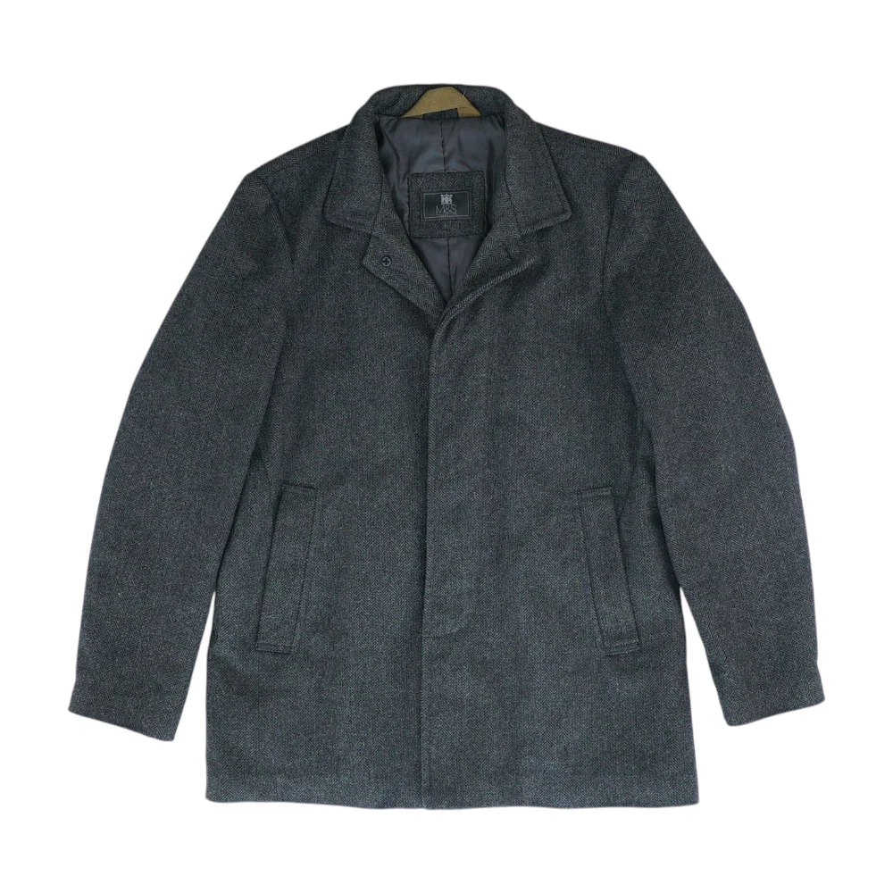 Gray Herringbone Coat