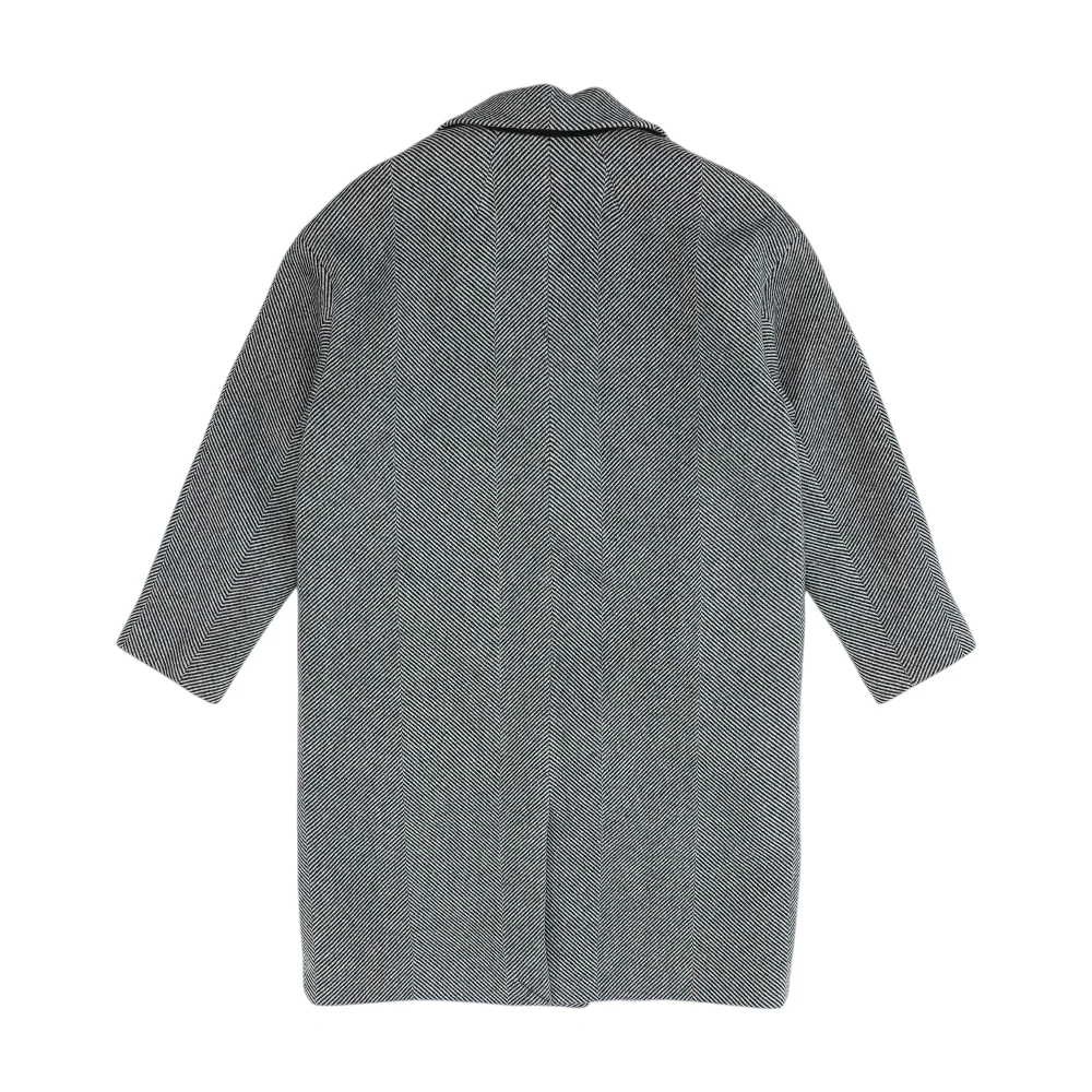 Black Striped Coat - Image 2