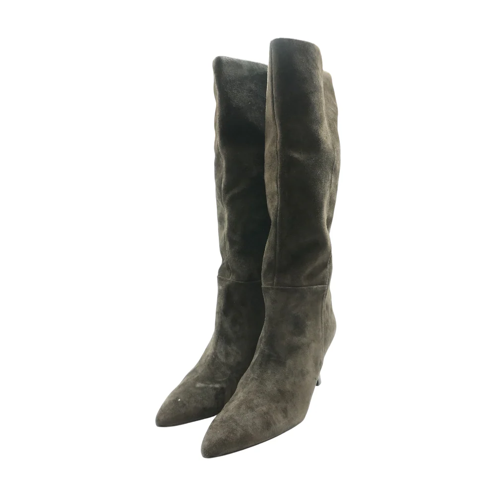 Brown Knee-High Boots