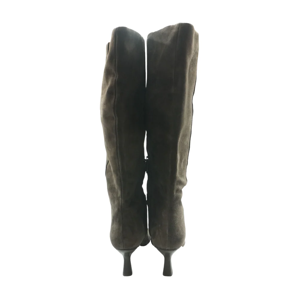 Brown Knee-High Boots - Image 2