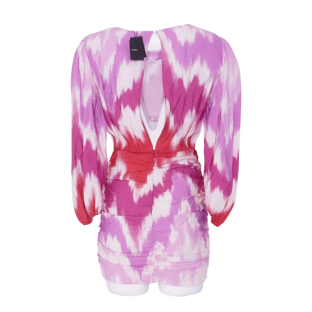 Tie and Dye Printed Viscose Dress - Image 2