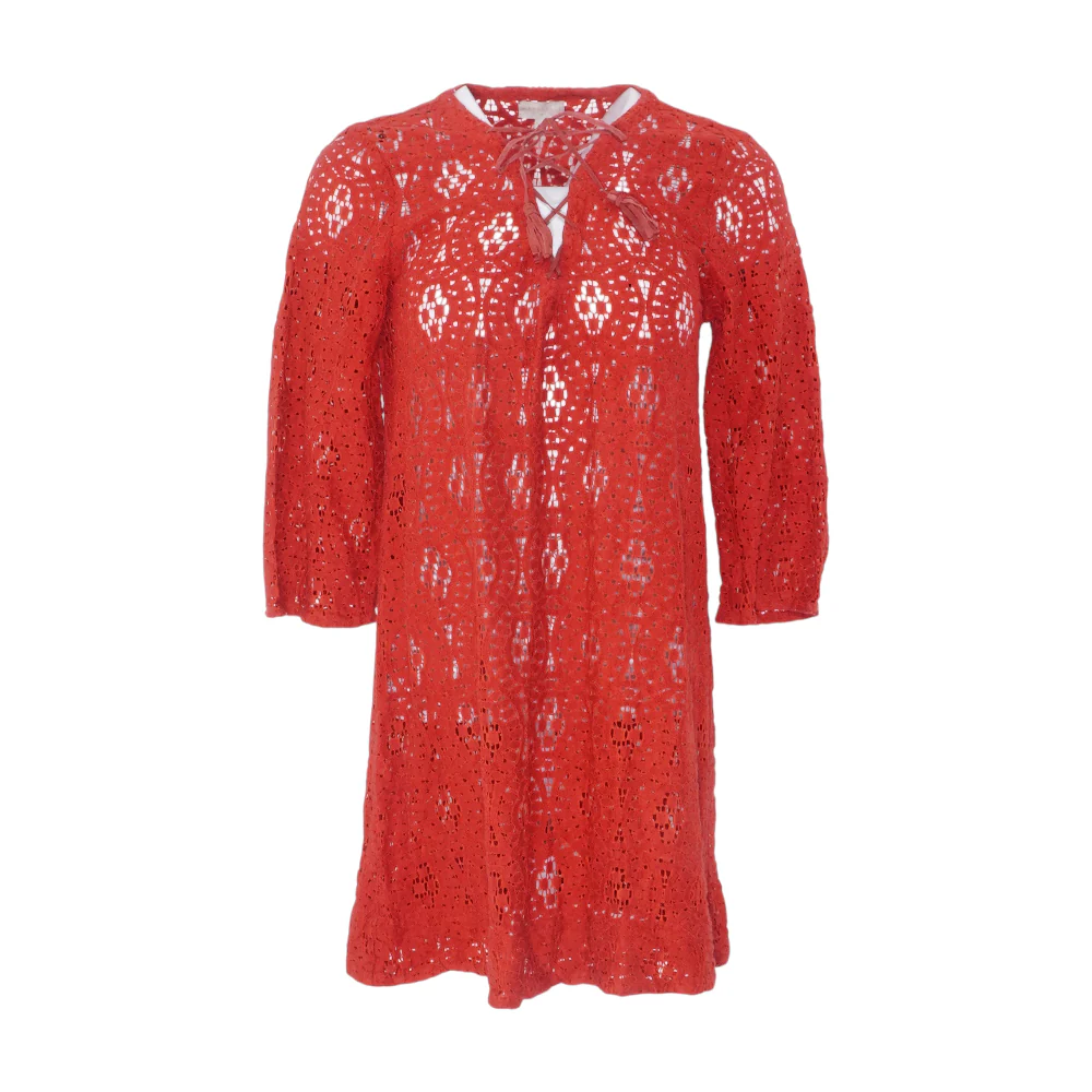 Red Print Mini Dress