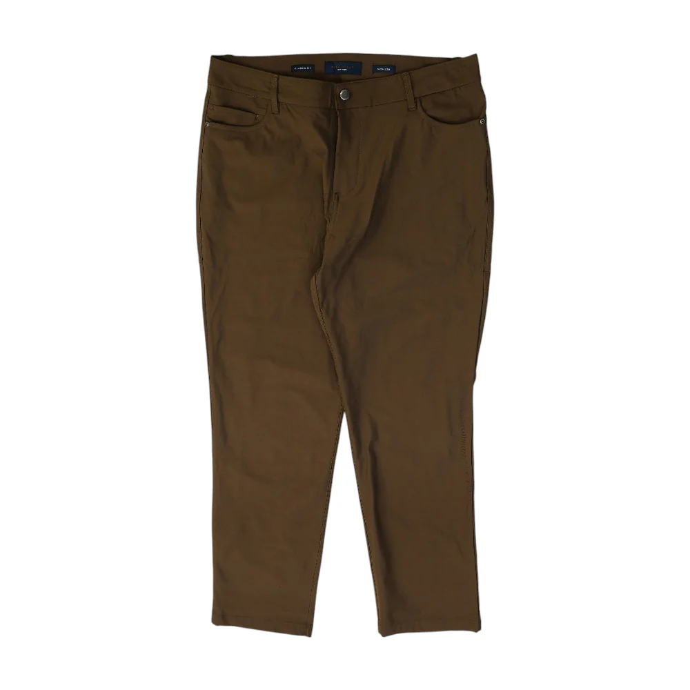 Brown Classic Pants