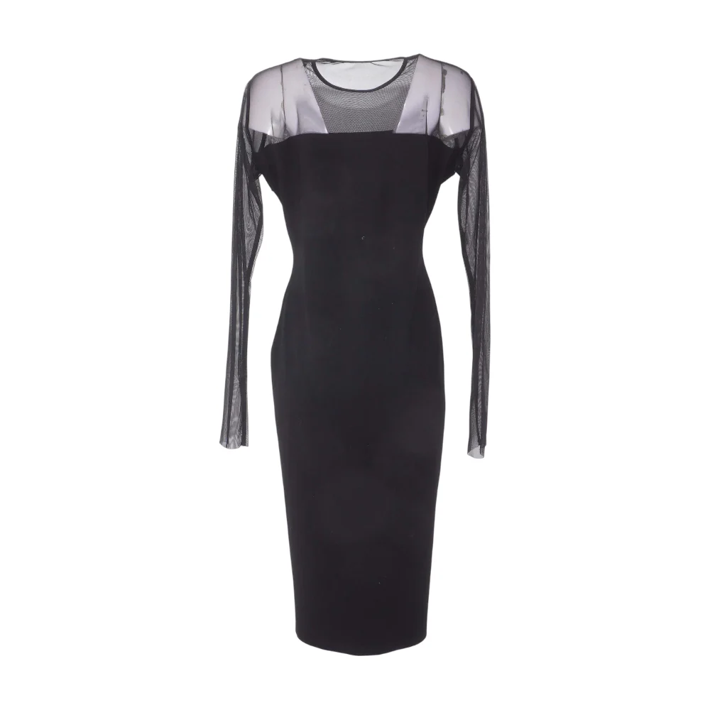 Black Midi Dress - Image 2