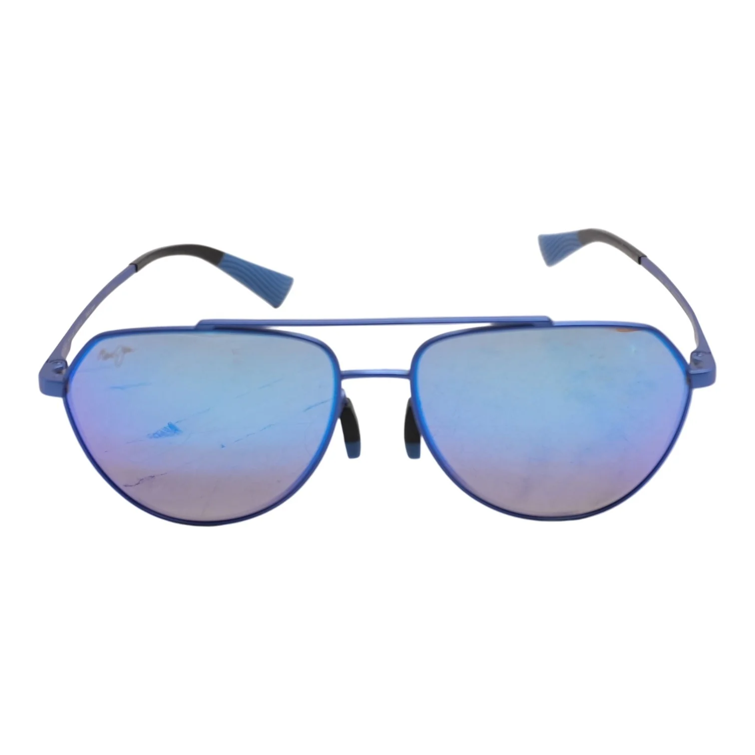 Blue Waiwai Aviator Sunglasses - Image 2
