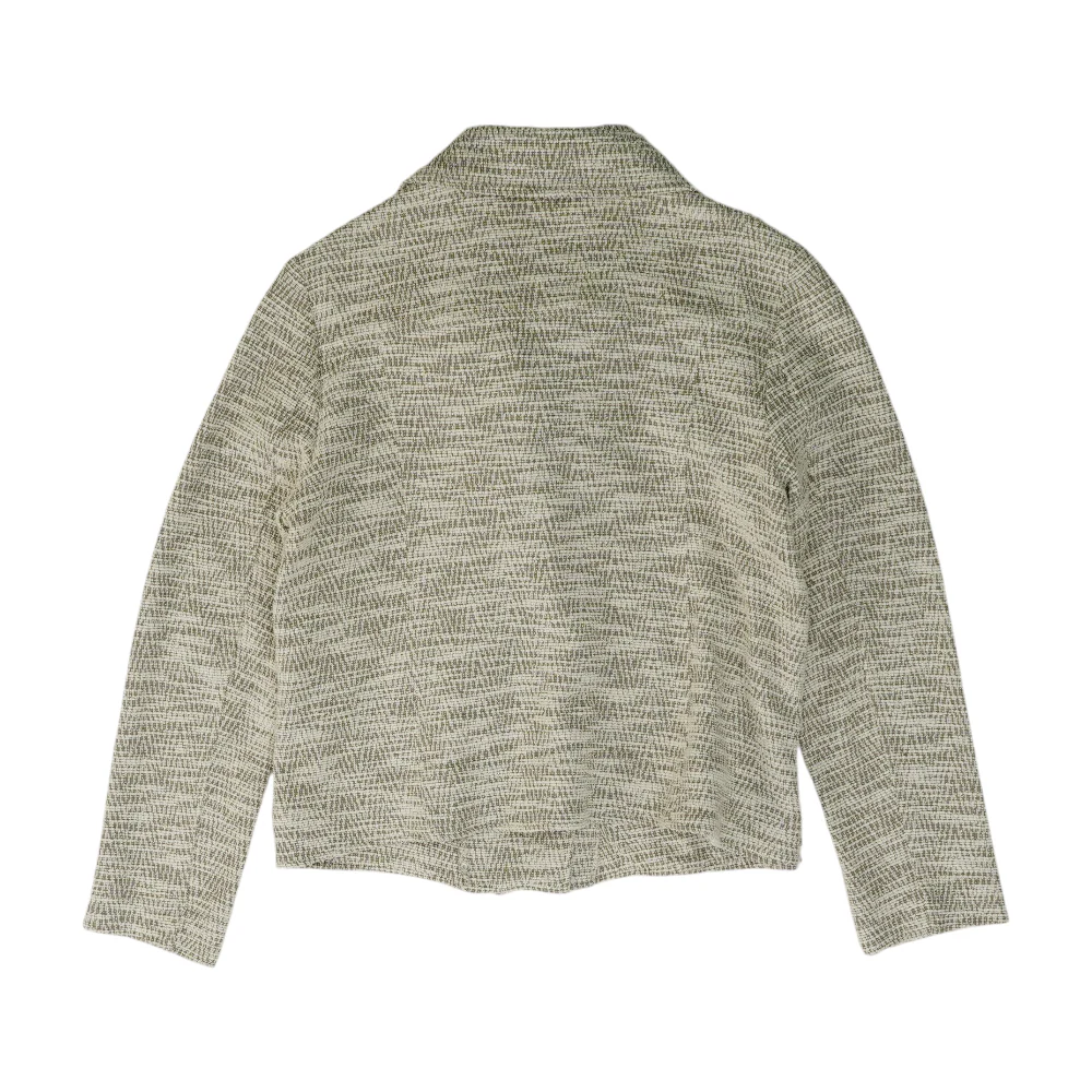 Tan Solid Blazer - Image 2