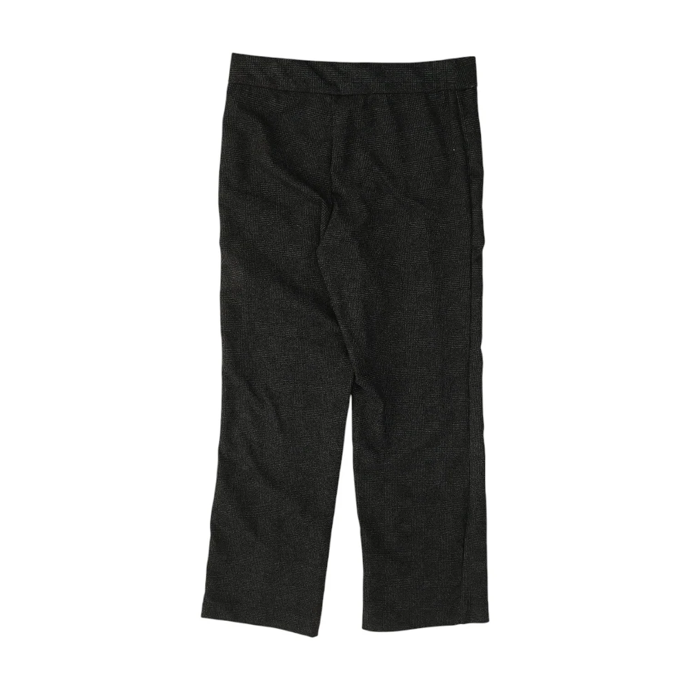 Charcoal Plaid Regular Pants - Image 2