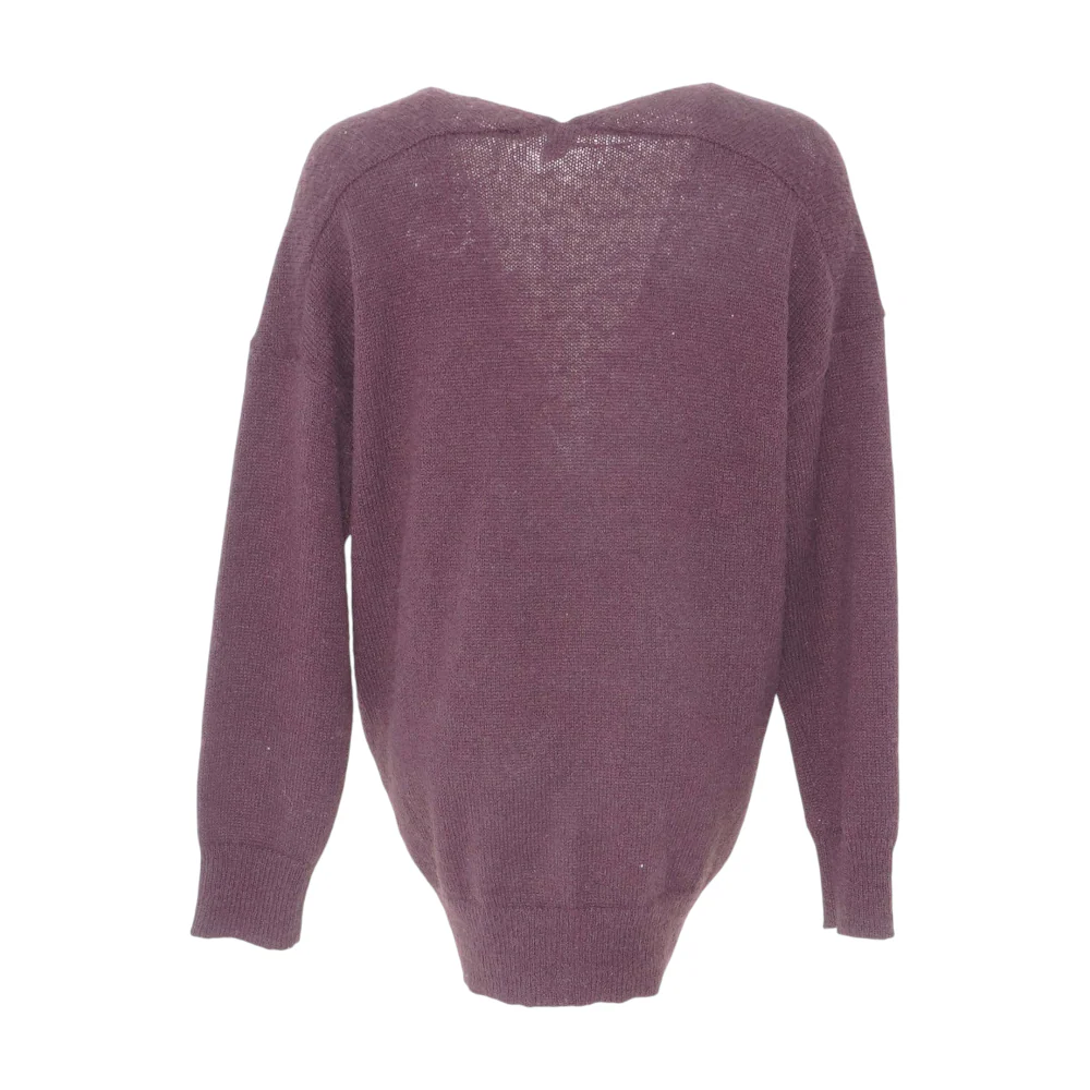 Purple Cardigan Sweater - Image 2
