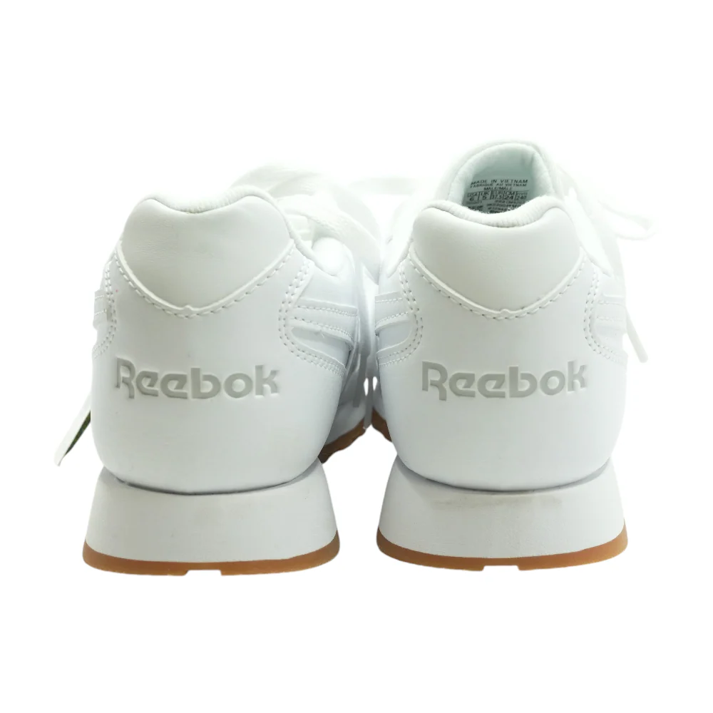 White Low-Top Athletic Shoes - Image 2