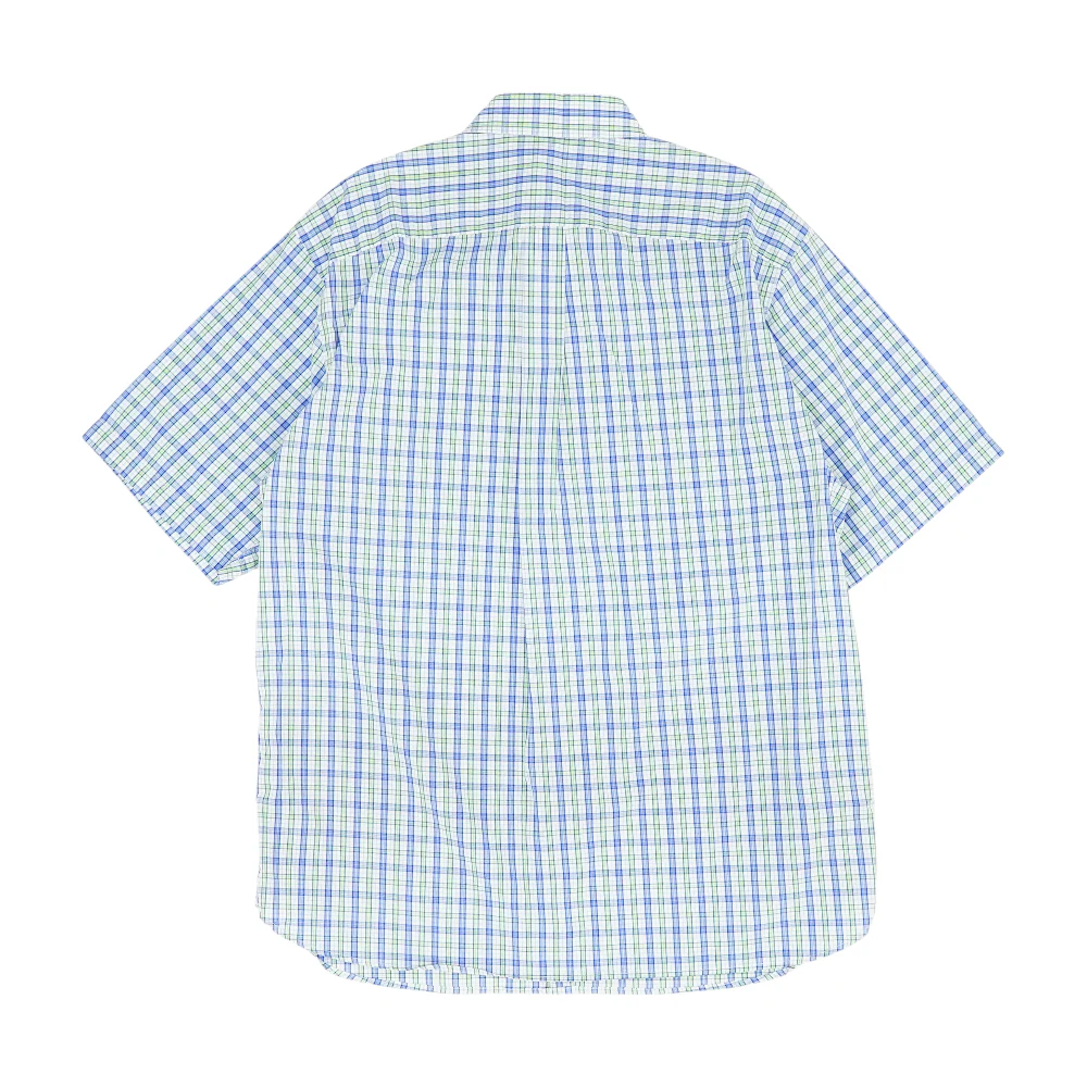 Blue Plaid Short Sleeve Button Down - Image 2
