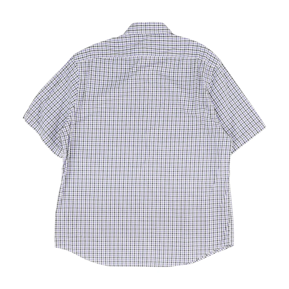 Purple Check Short Sleeve Button Down - Image 2