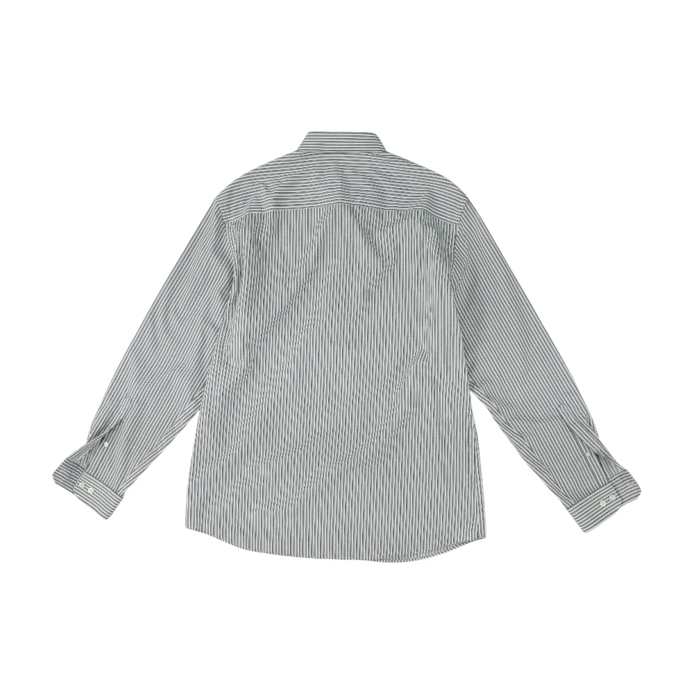 White Striped Long Sleeve Button Down - Image 2