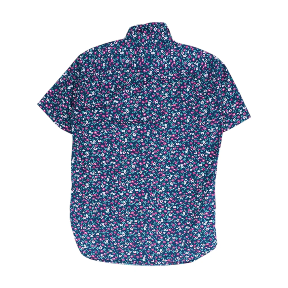 Pink Floral Short Sleeve Button Down - Image 2