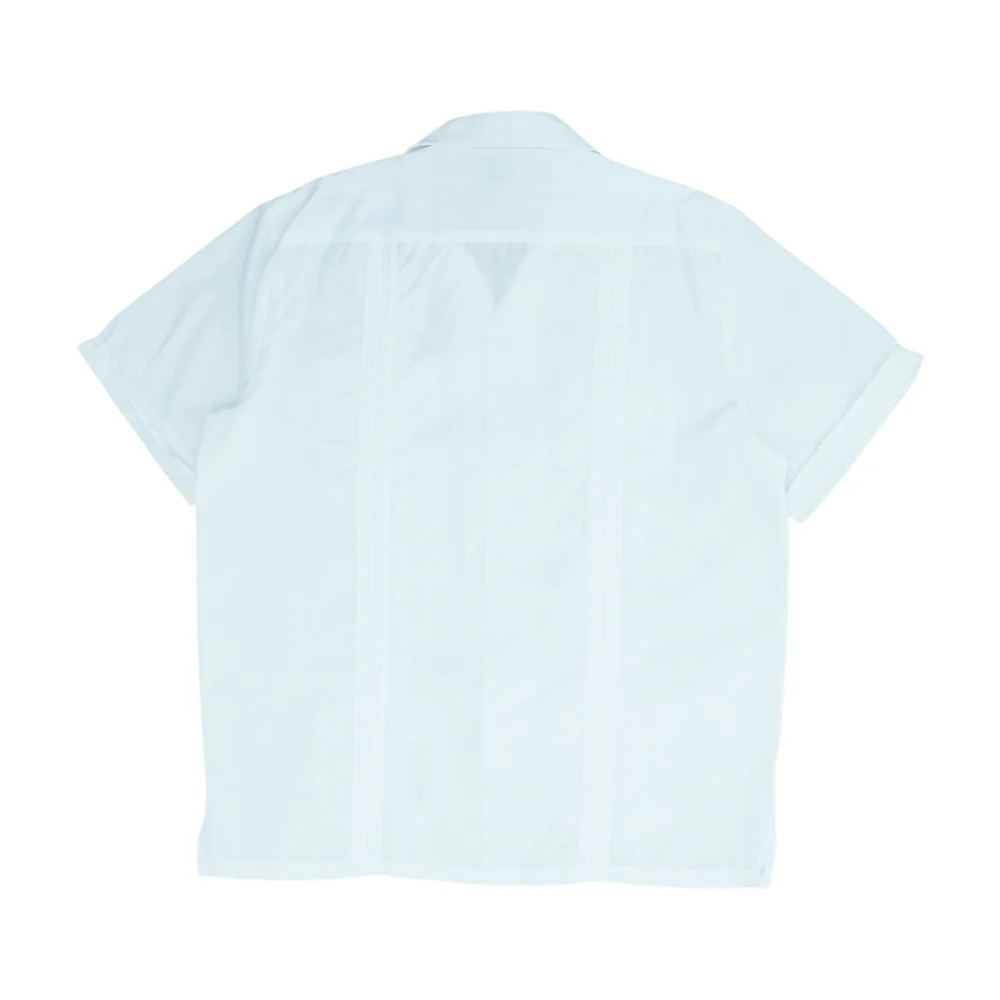 White Solid Short Sleeve Button Down - Image 2