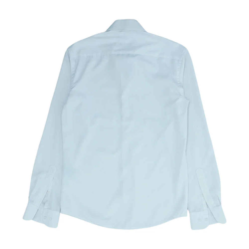 White Solid Long Sleeve Button Down - Image 2