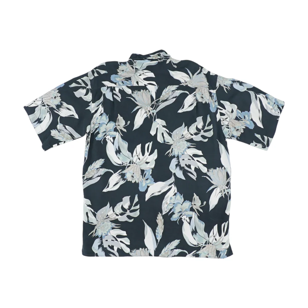 Navy Tropical Short Sleeve Button Down - Image 2