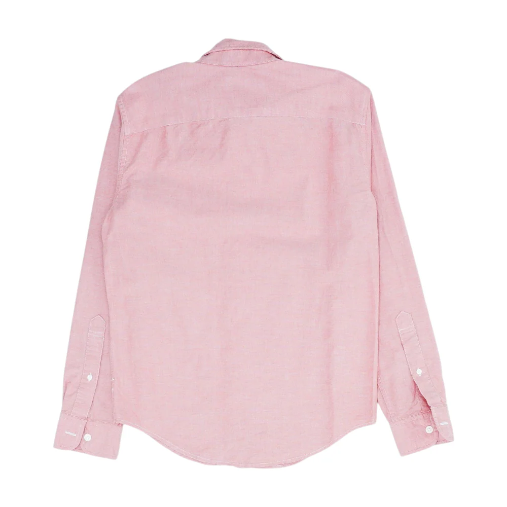 Red Solid Long Sleeve Button Down - Image 2