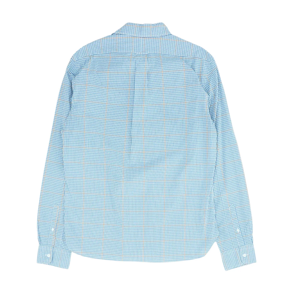 Blue Check Long Sleeve Button Down - Image 2