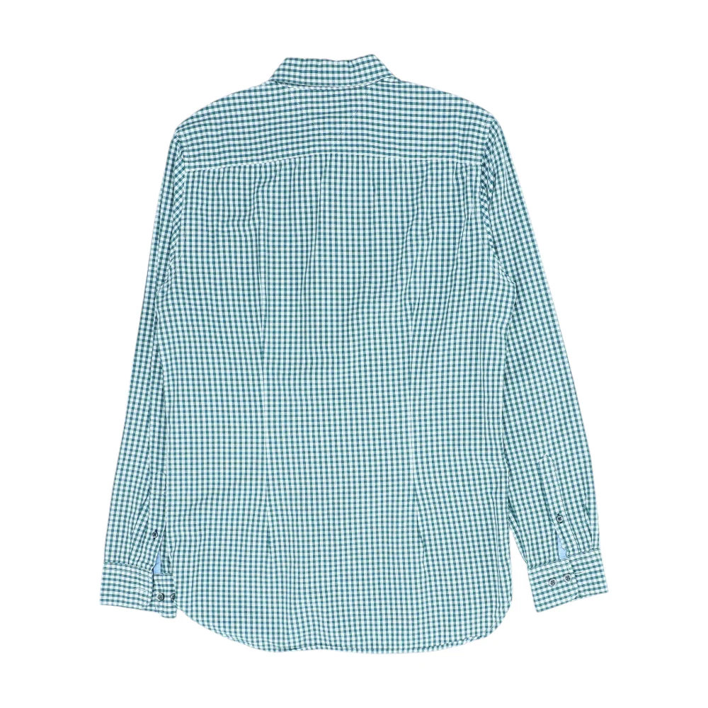 Green Check Long Sleeve Button Down - Image 2