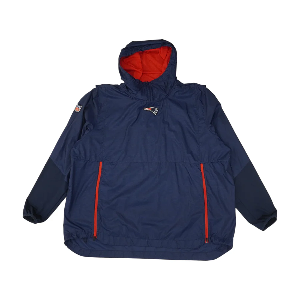 Navy New England Patriots Solid 1/4 Zip Pullover