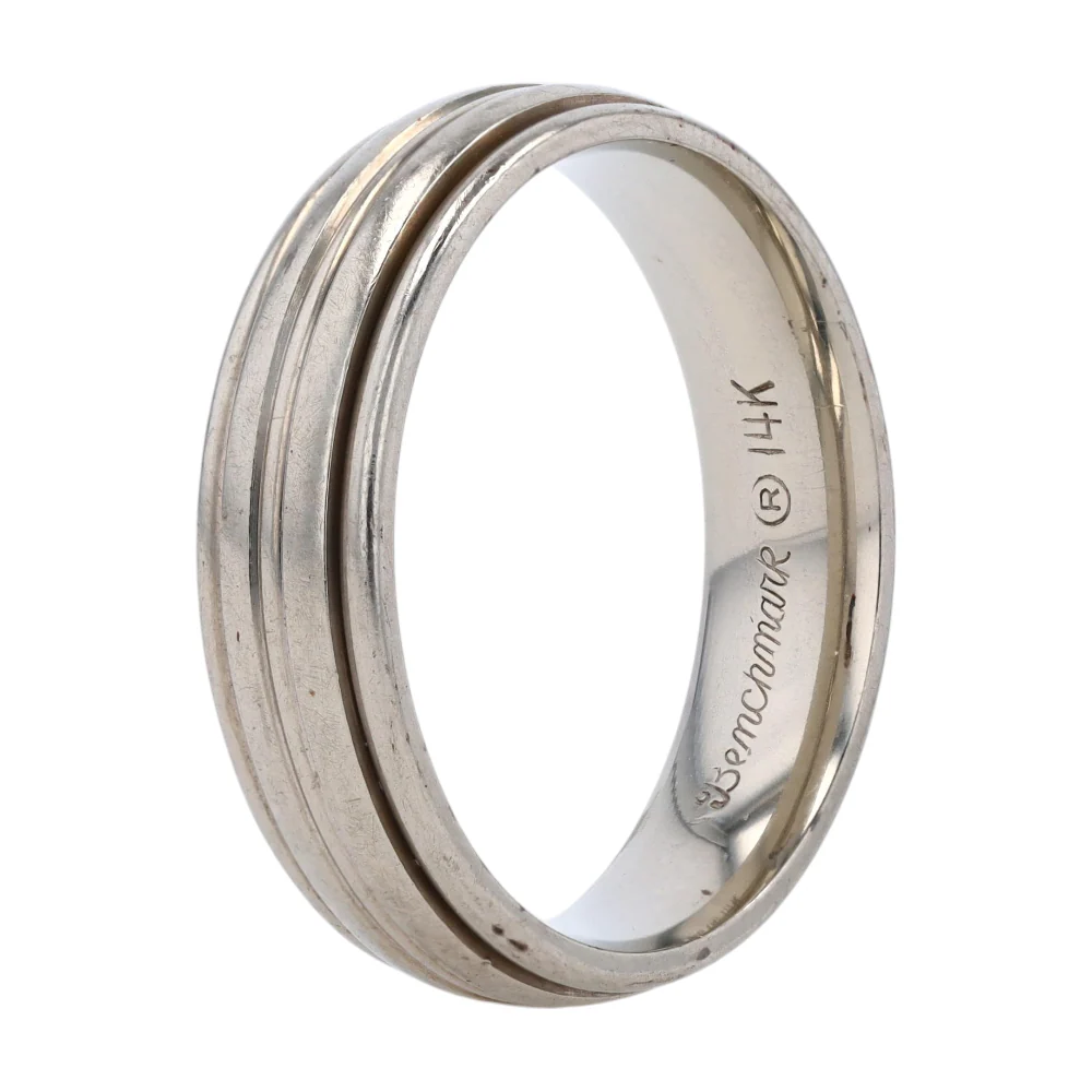White Gold Band - Image 3