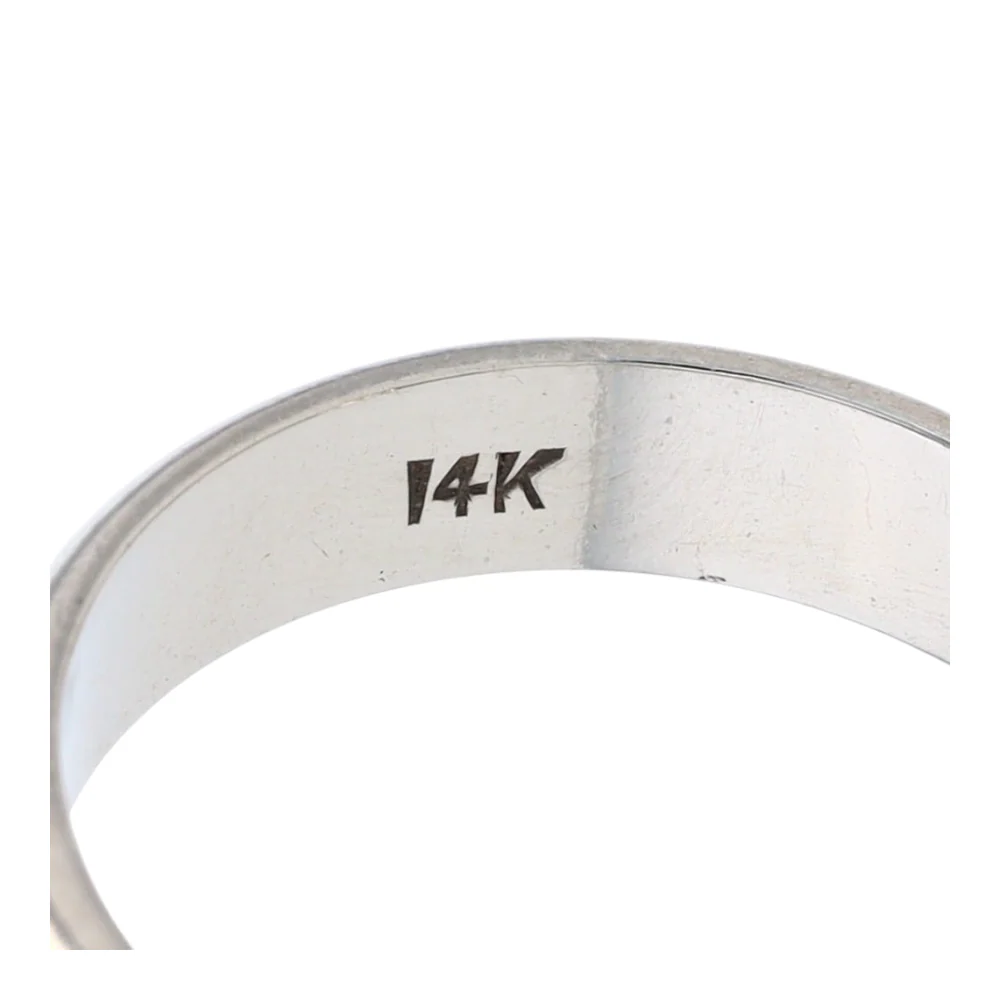 White Gold Band - Image 4