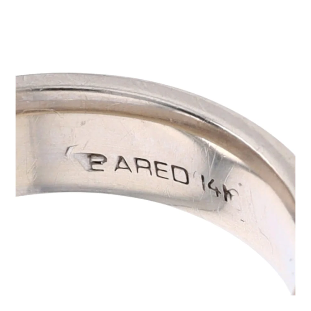 14K White Gold Band - Image 4