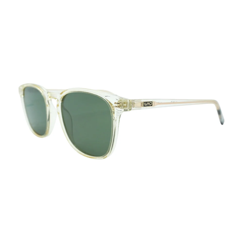 Gold Nick Square Sunglasses