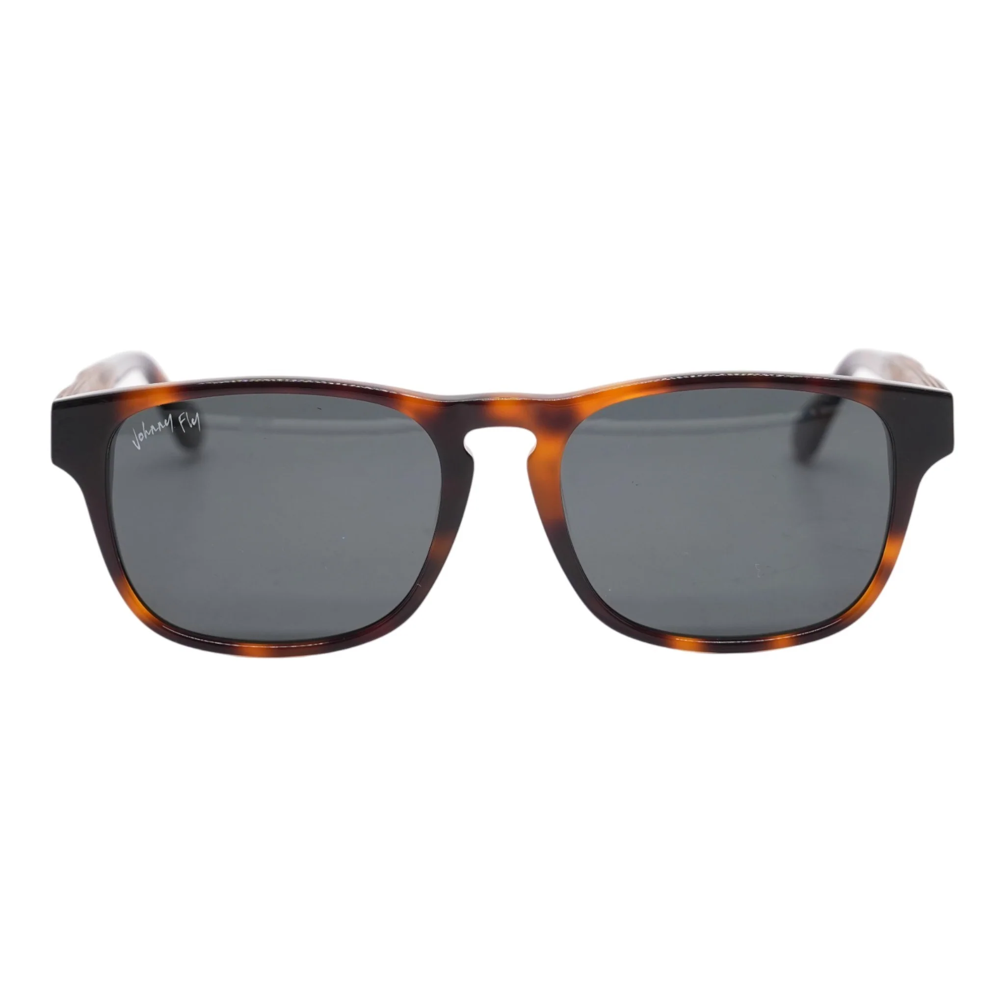 Tortoise Splinter Square Sunglasses - Image 2