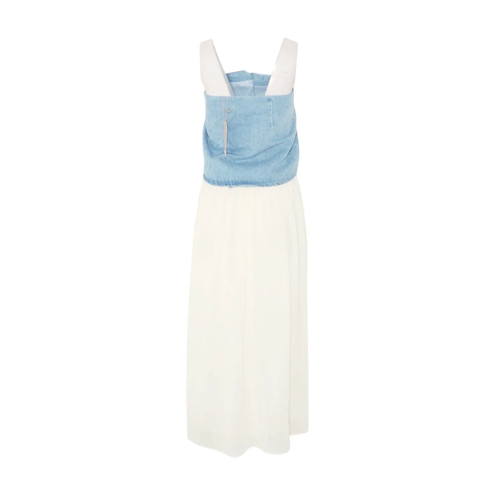 Ivory Color Block Midi Dress - Image 2