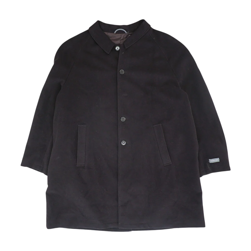 Burgundy Big & Tall Solid Coat