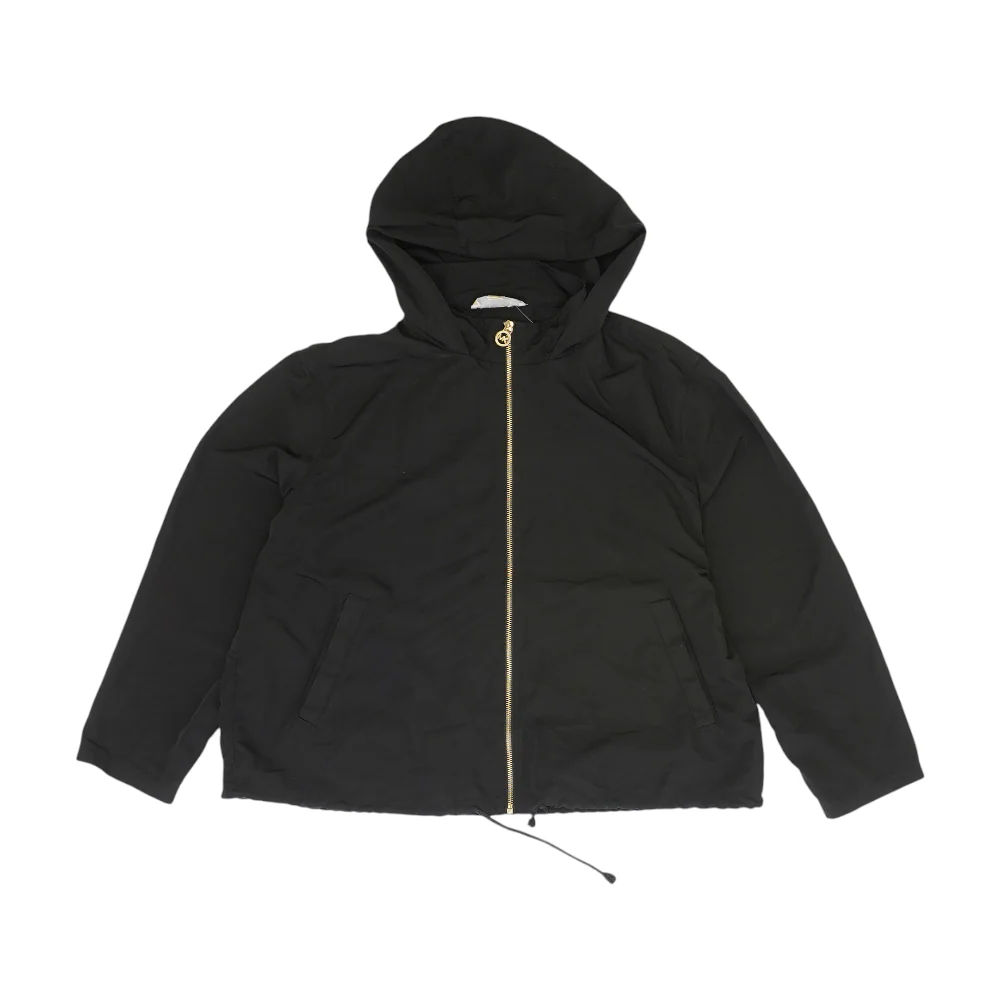 Black Solid Active Jacket