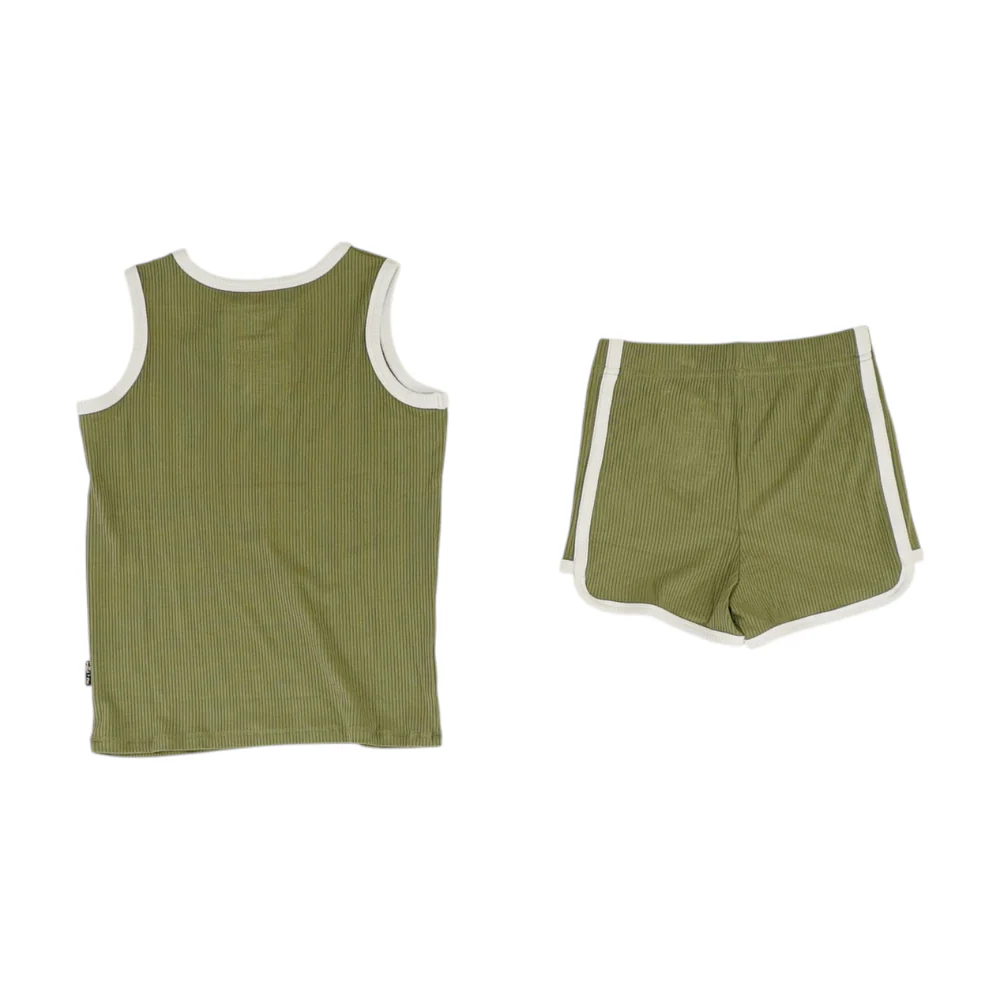 Olive Sleeveless Set - Image 2