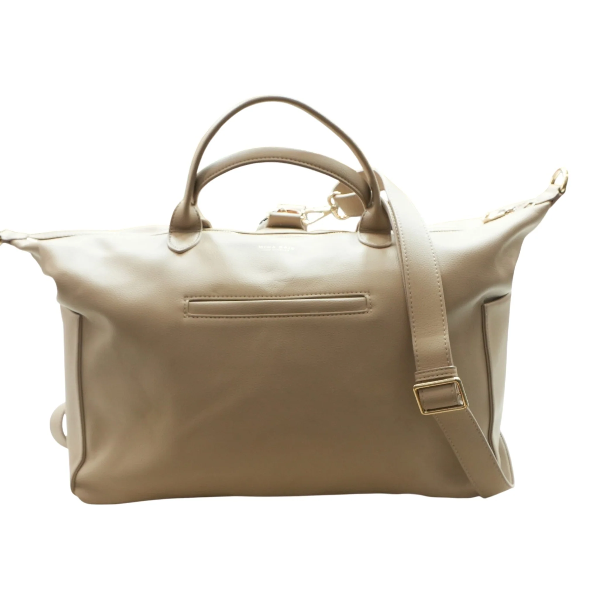 Beige Weekender Bag