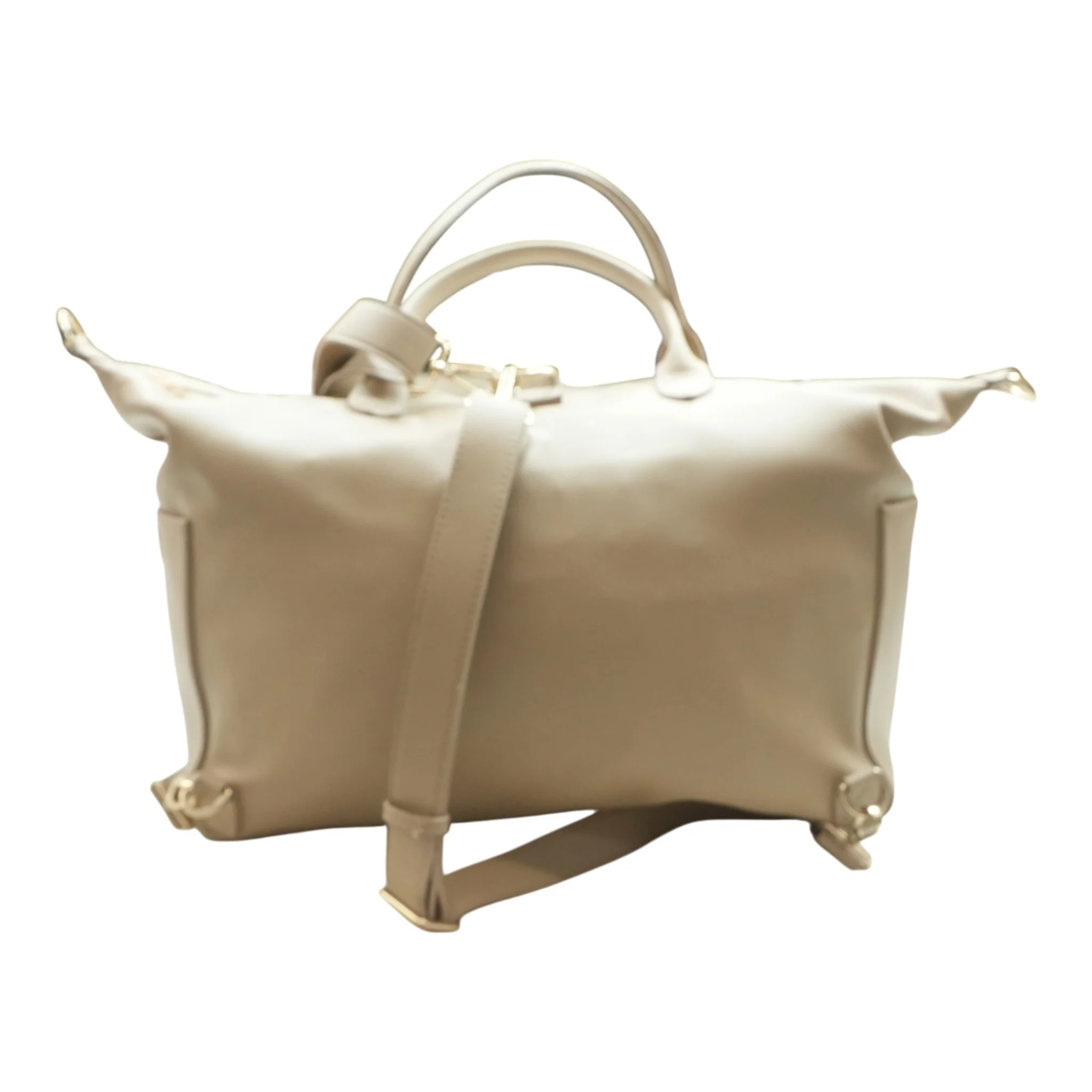Beige Weekender Bag - Image 2