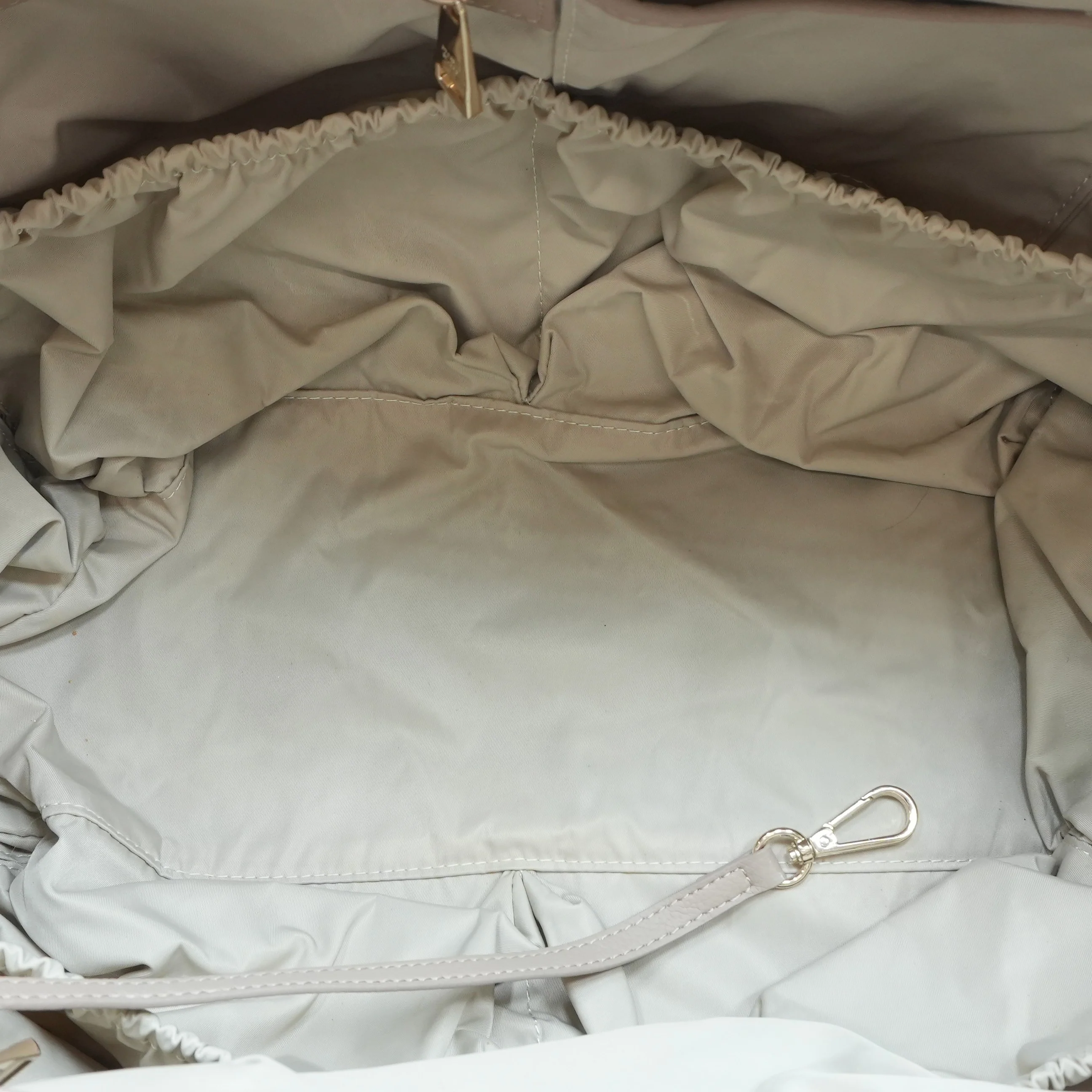Beige Weekender Bag - Image 3