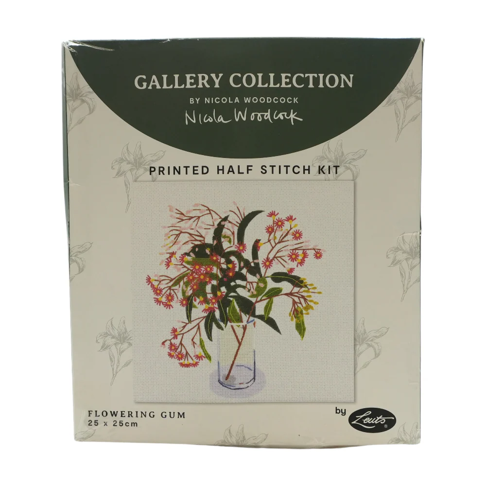 Flowering Gum Printed Half Stitch Kit