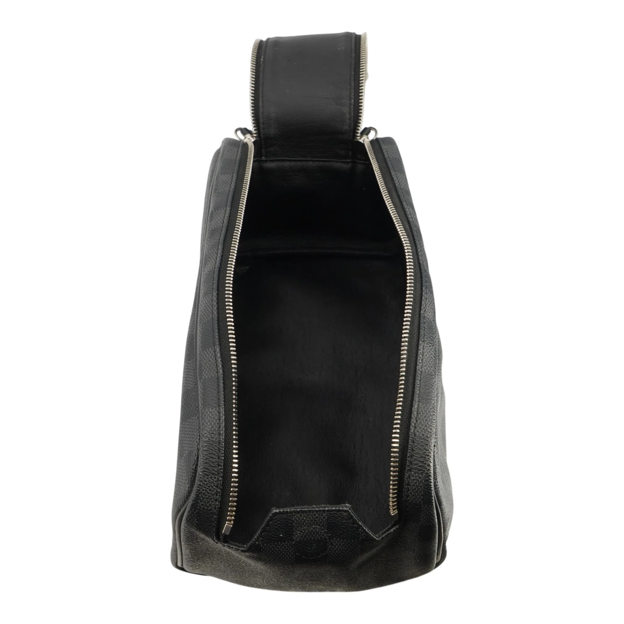 Dopp Kit Toilet Pouch in Damier Graphite Canvas - Image 3