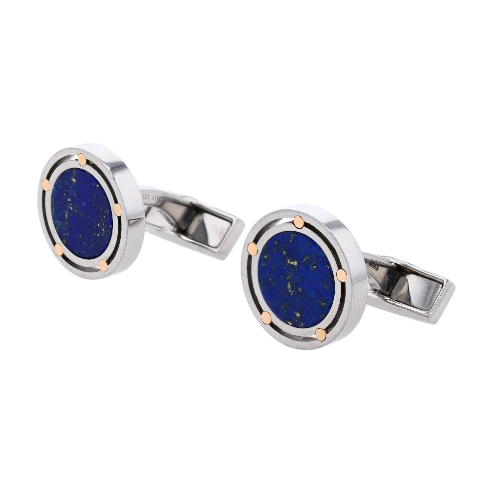 Costume Lapis Lazuli Cufflinks - Image 2