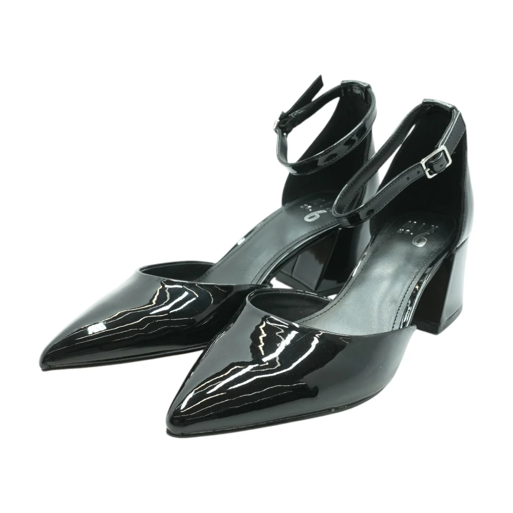 Black Heeled Sandals
