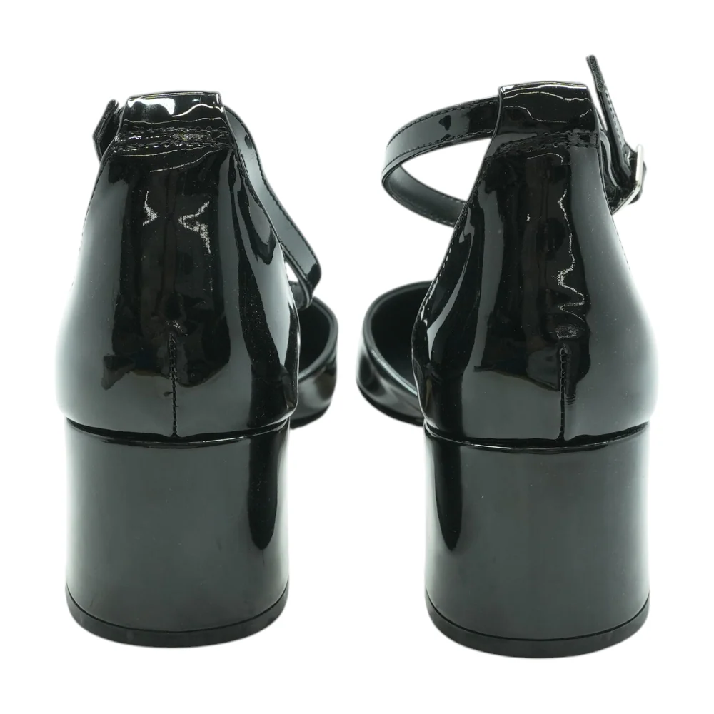 Black Heeled Sandals - Image 2