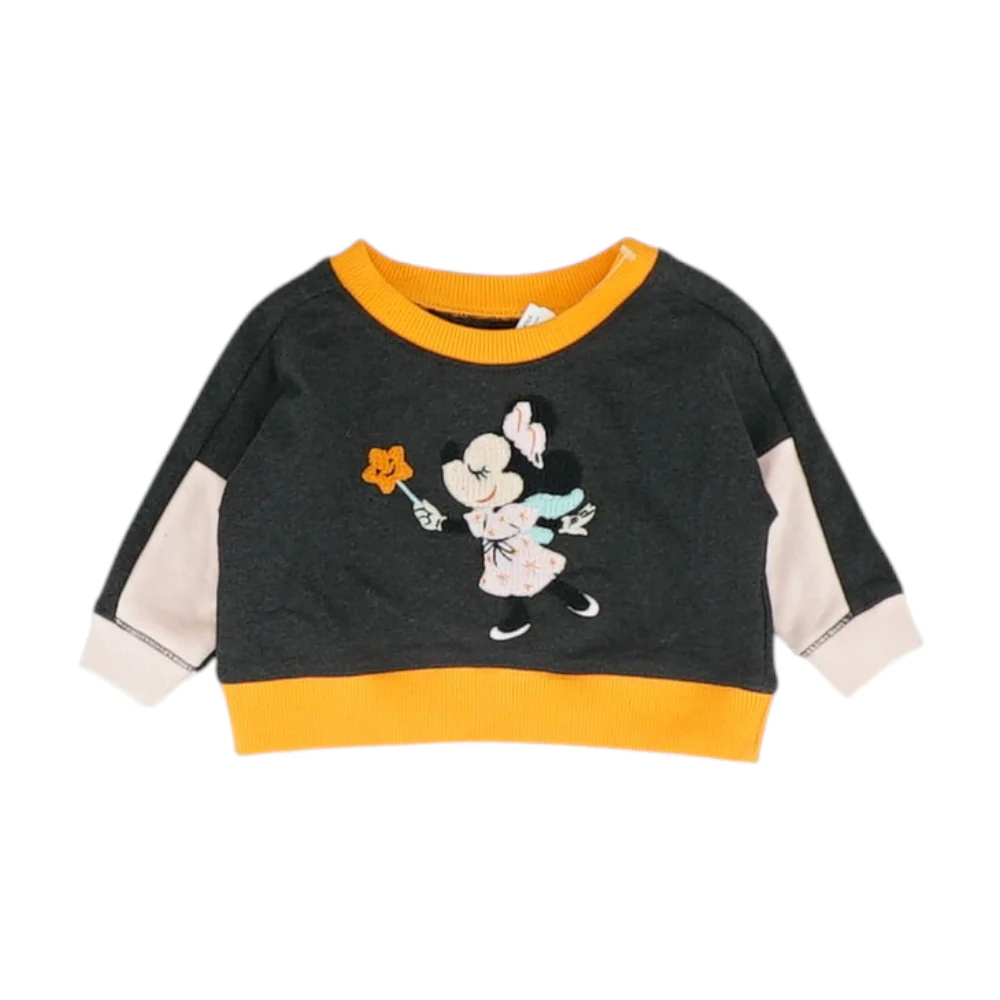 Charcoal Color Block Sweatshirt Pullover