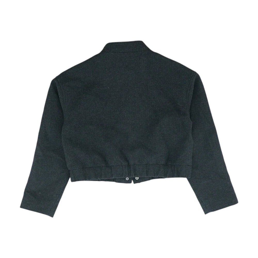 Charcoal Herringbone Jacket - Image 2