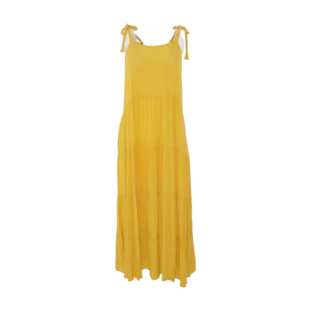 Yellow Midi Dress