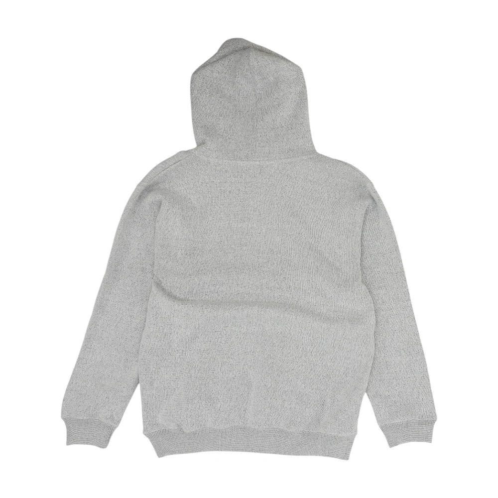 Gray Solid Hoodie Pullover - Image 2